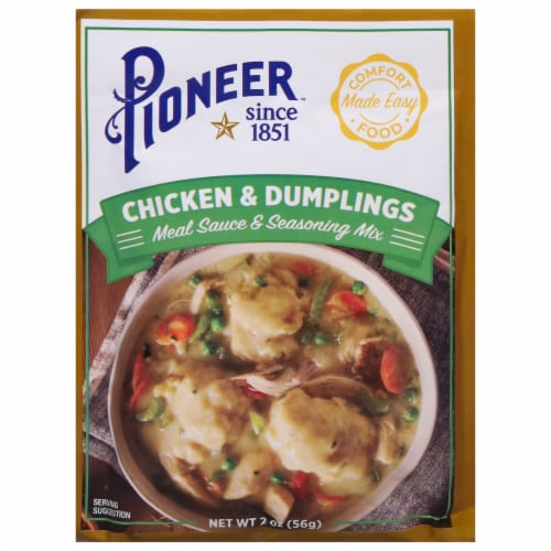 Pioneer™ Chicken & Dumplings Meal Sauce & Seasoning Mix Perspective: front