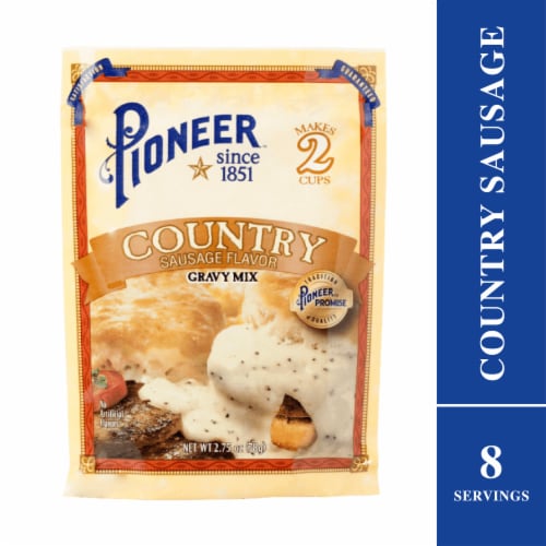 Pioneer™ Country Sausage Flavor Gravy Mix Perspective: front