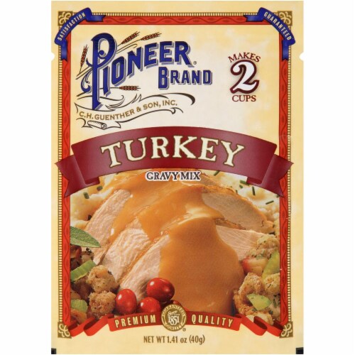 Pioneer Brand Turkey Gravy Mix Perspective: front