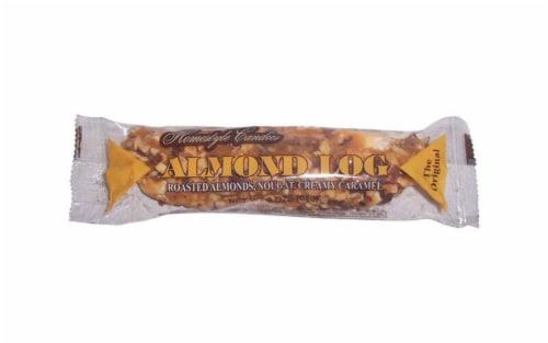 Crown Almond Log Candy Perspective: front