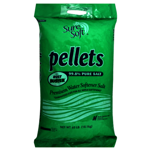 Sure Soft Pellets Premium Water Softener Salt Perspective: front