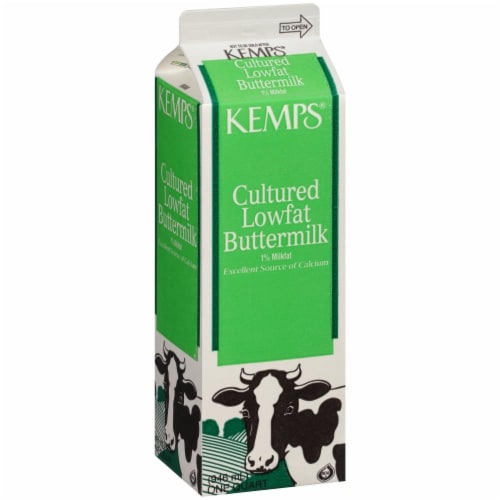 Kemps Cultured 1% Lowfat Buttermilk Perspective: front