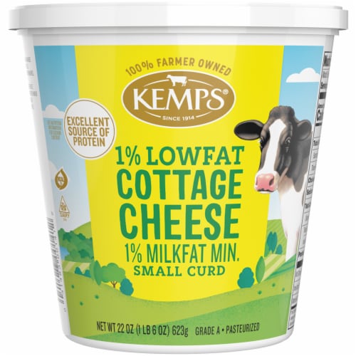 Kemps Low Fat Cottage Cheese Perspective: front