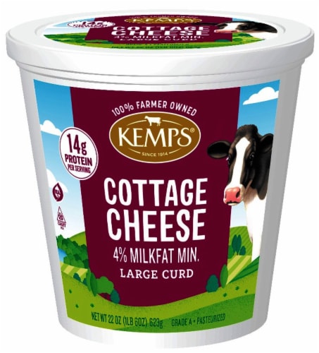 Kemps® 4% Milkfat Large Curd Cottage Cheese Perspective: front