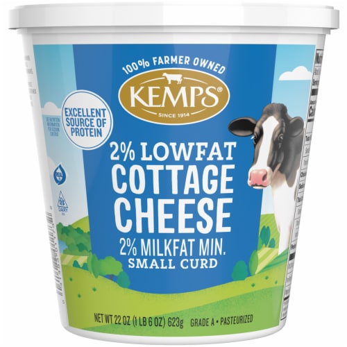 Kemps® Small Curd 2% Lowfat Cottage Cheese Perspective: front