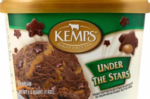Kemps Under The Stars Ice Cream Tub Perspective: front