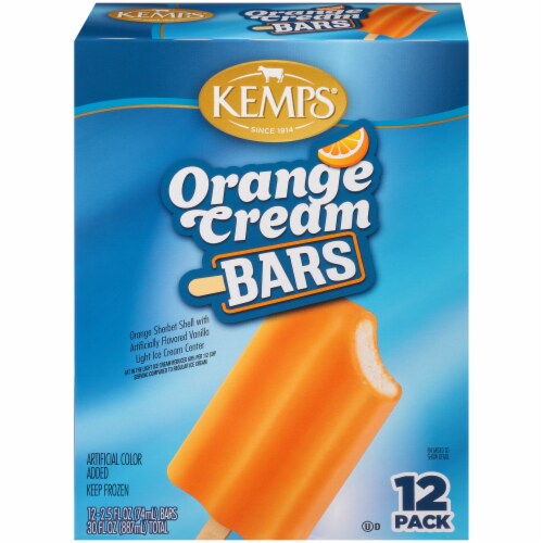 Kemps® Orange Cream Bars Perspective: front