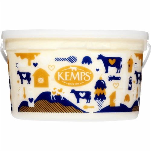 Kemps Family Size Vanilla Ice Cream Perspective: front