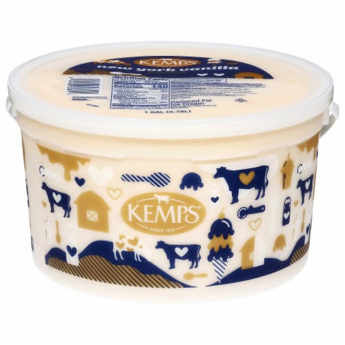 Kemps® New York Vanilla Ice Cream Tub Perspective: front