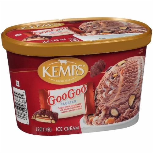 Kemps GooGoo Cluster Ice Cream Tub, 48 oz - King Soopers