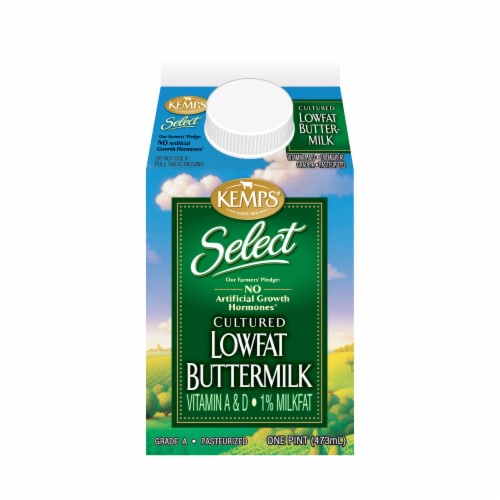 Kemps 1% Lowfat Buttermilk Perspective: front
