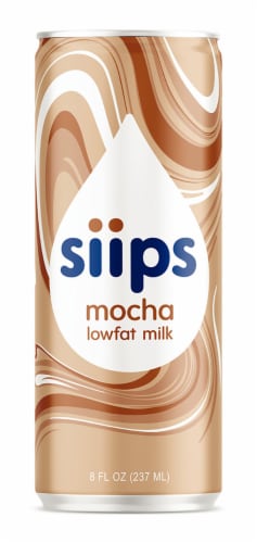 Siips Mocha Lowfat Milk Perspective: front