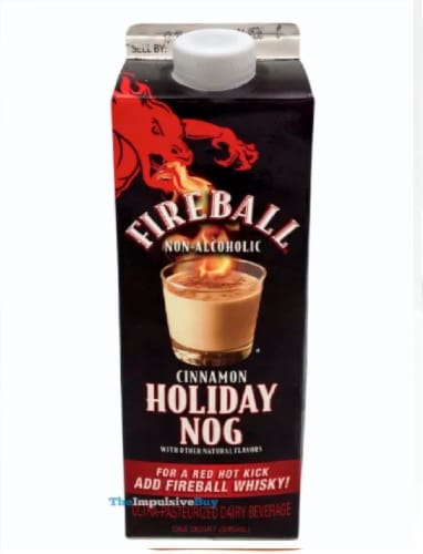 Fireball® Non-Alcoholic Cinnamon Holiday Nog Perspective: front