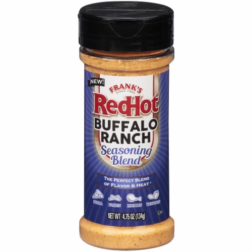 Frank's RedHot Buffalo Ranch Seasoning Blend Shaker Perspective: front