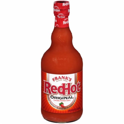 Frank's RedHot Original Cayenne Pepper Hot Sauce Perspective: front