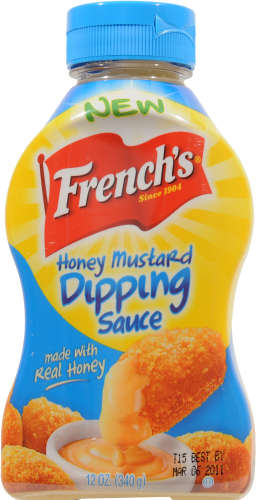 French's Honey Mustard Dipping Sauce Perspective: front