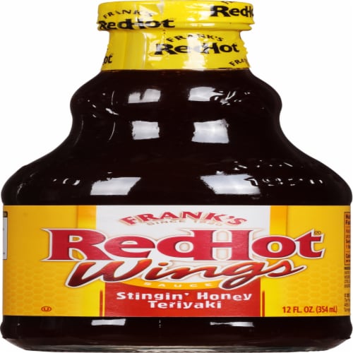 Frank's RedHot Stingin' Honey Teriyaki Wing Sauce Perspective: front