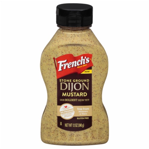 French's® Stone Ground Dijon Mustard Perspective: front