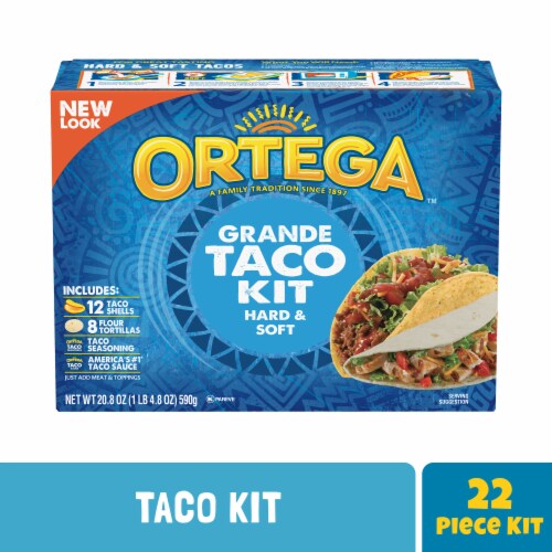 Ortega Hard & Soft Grande Taco Kit Perspective: front
