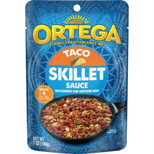 Ortega Taco Skillet Sauce Perspective: front