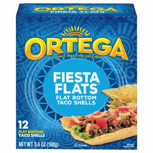 Ortega Fiesta Flats Flat Bottom Taco Shells