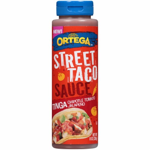 Ortega Tinga Chipotle Tomato Jalapeño Street Taco Sauce Perspective: front
