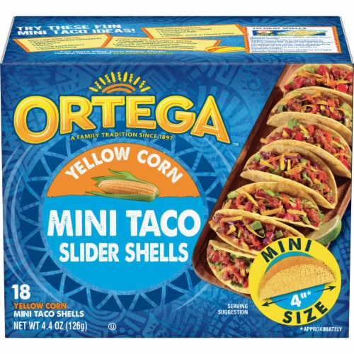 Ortega Mini Taco Yellow Corn Slider Shells