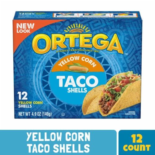 Ortega Yellow Corn Taco Shells Perspective: front