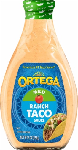 Ortega Flavor Craver Mild Taco Ranch Taco Sauce Perspective: front