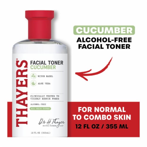 Thayers Natural Remedies Witch Hazel Toner Alcohol Free with Cucumber Perspective: front
