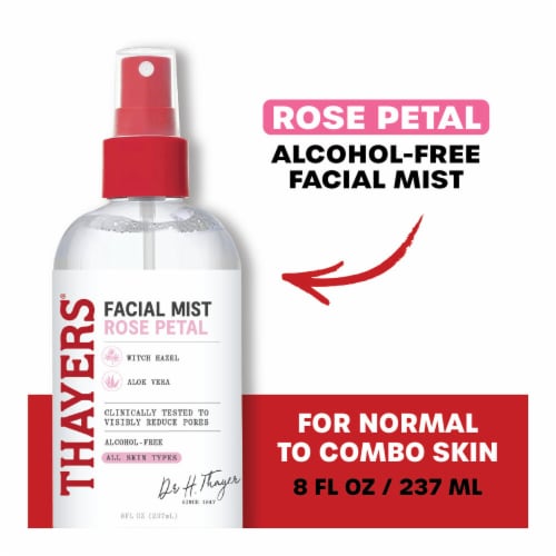 Thayers Rose Petal and Witch Hazel Facial Mist Perspective: front