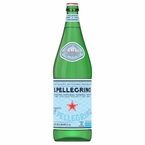 S.Pellegrino® Sparkling Natural Mineral Water Perspective: front
