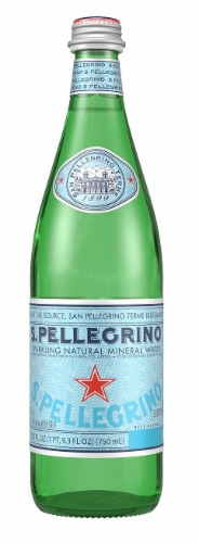 San Pellegrino Sparkling Natural Mineral Water Perspective: front