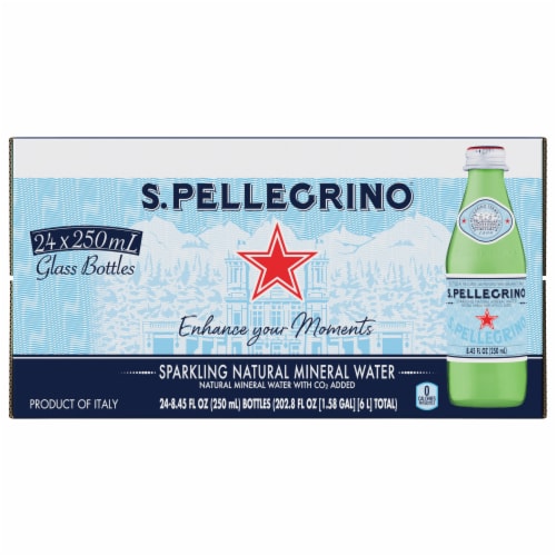 S.Pellegrino Sparkling Natural Mineral Water, 8.45 Fl Oz (pack of 6)