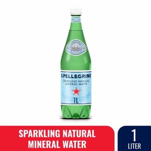 San Pellegrino® Natural Mineral Sparkling Bottled Water Perspective: front