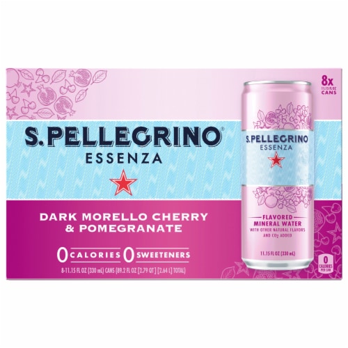 S.Pellegrino® Essenza Dark Morello Cherry & Pomegranate Mineral Water