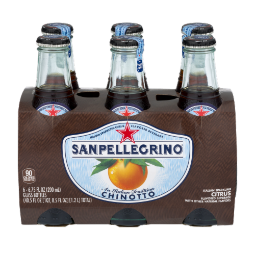 Sanpellegrino Chinotto Italian Sparking Citrus Beverage Perspective: front