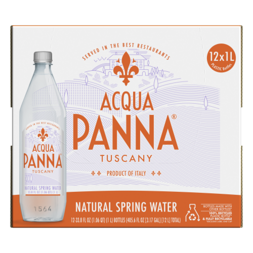 Acqua Panna® Toscana Natural Spring Water Perspective: front