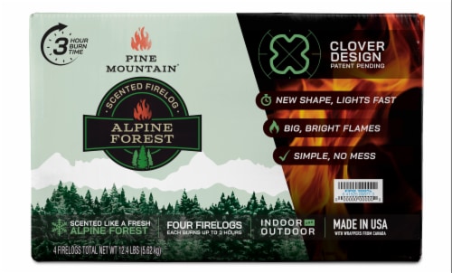Pine Mountain® Alpine Forest Scented Firelogs Perspective: front