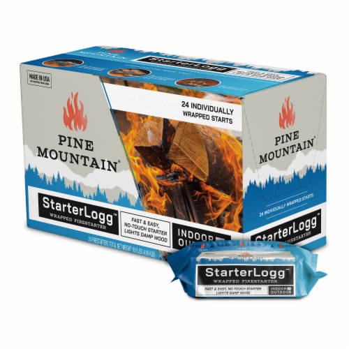 Pine Mountain StarterLogg Wrapped Fire Starters Perspective: front