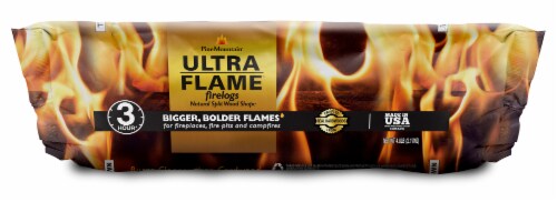 Pine Mountain® Ultraflame™ 3-Hour Firelogs Perspective: front