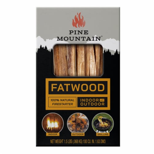 Pine Mountain Fatwood StarterStikk Firestarter Perspective: front