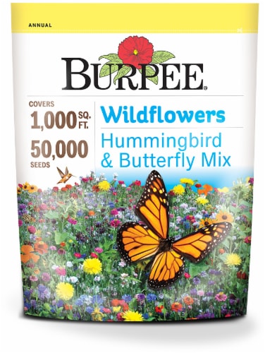 Burpee® Wildflowers Hummingbird and Butterfly Mix Seeds Perspective: front