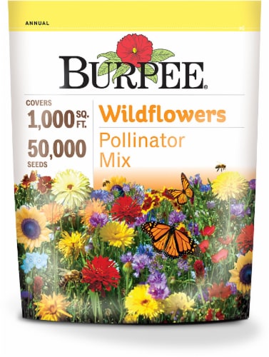 Burpee® Wildflowers Pollinator Mix Seeds Perspective: front