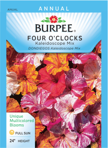 Burpee® Four O'Clock Kaleidoscope Mix Seeds Perspective: front