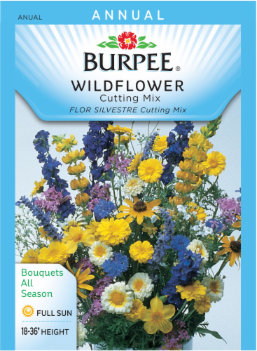 Burpee® Cutting Mix Wildflower Seeds Perspective: front