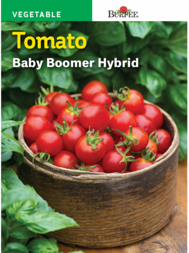Burpee Baby Boomer Hybrid Tomato Seeds - Red Perspective: front