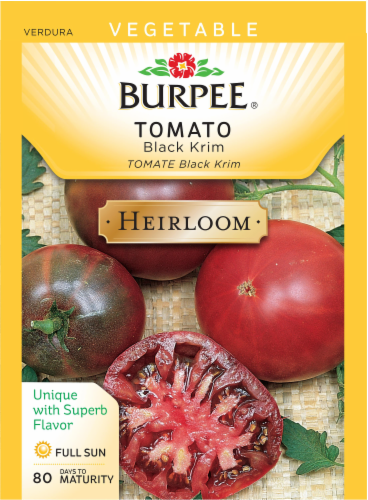 Burpee Black Krim Heirloom Tomato Seeds Perspective: front
