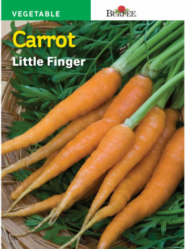 Burpee® Little Finger Carrot Seeds Perspective: front