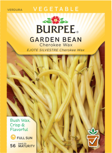 Burpee Cherokee Wax Garden Bean Seeds Perspective: front